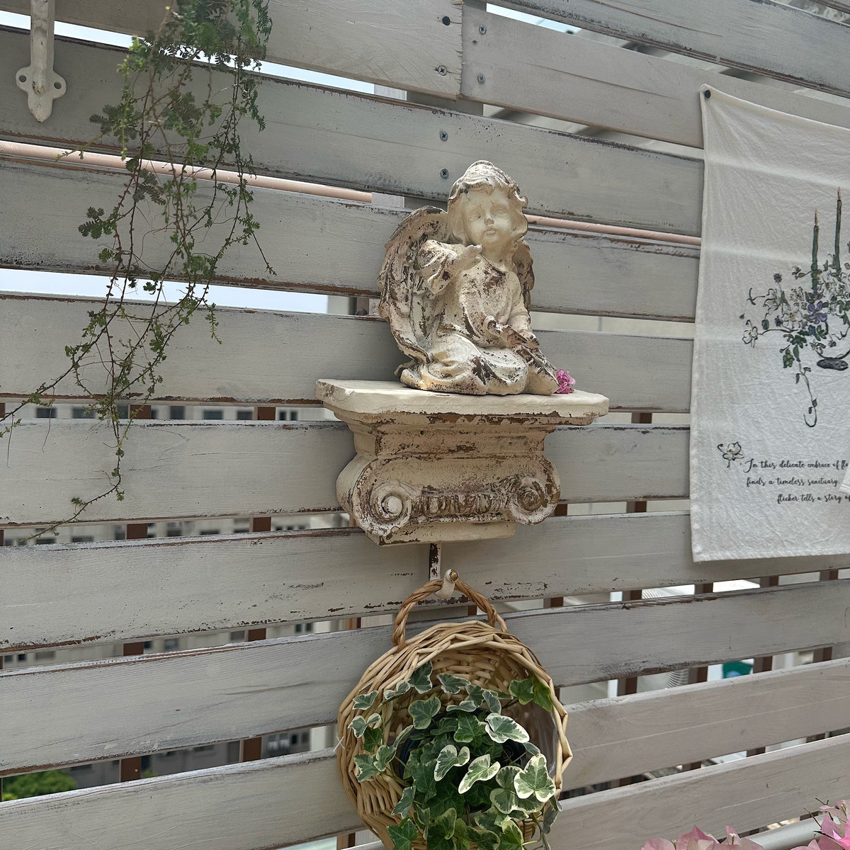 French vintage angel ornaments