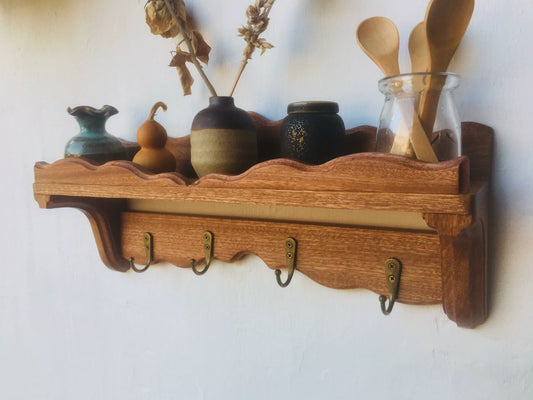 vintage wall decoration wall hanging rack storage