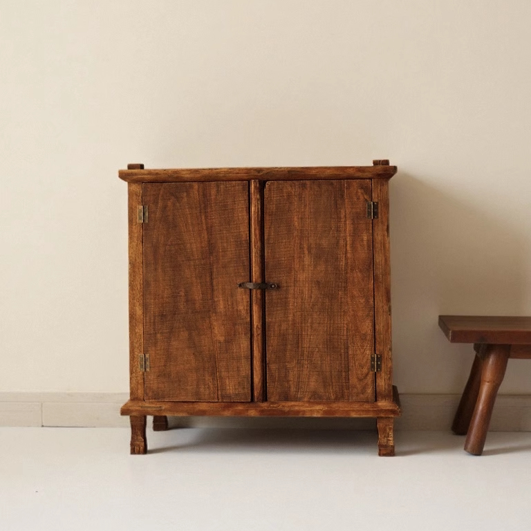 Indonesian Old Cabinets | Vintage 1950s Used Wine Cabinet Sideboard Storage Cabinet