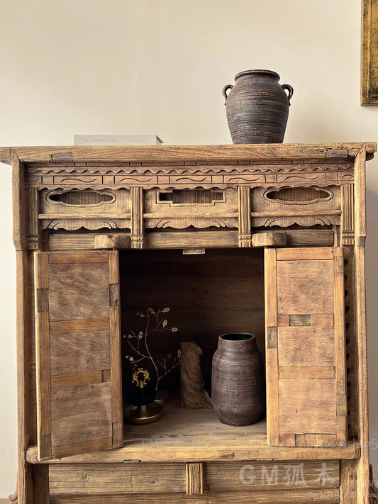 Chinese vintage revival | Entryway cabinet, antique sideboard, storage cabinet, wabi-sabi style, Ming and Qing classical furniture