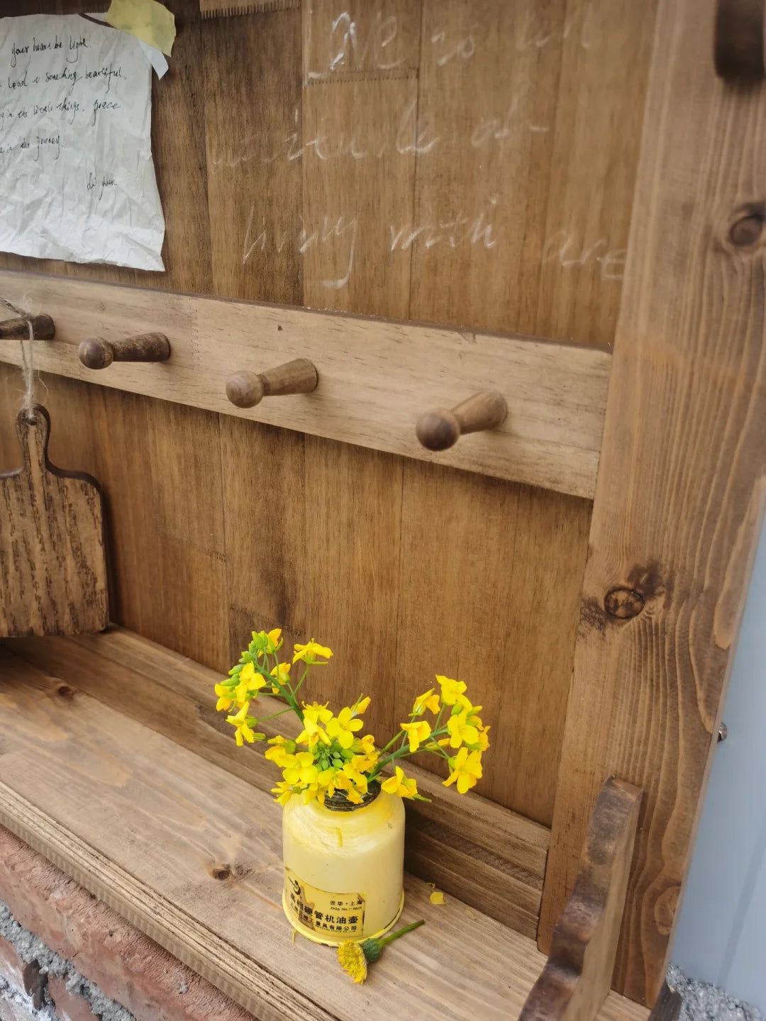 wood wall cabinet, storage rack,