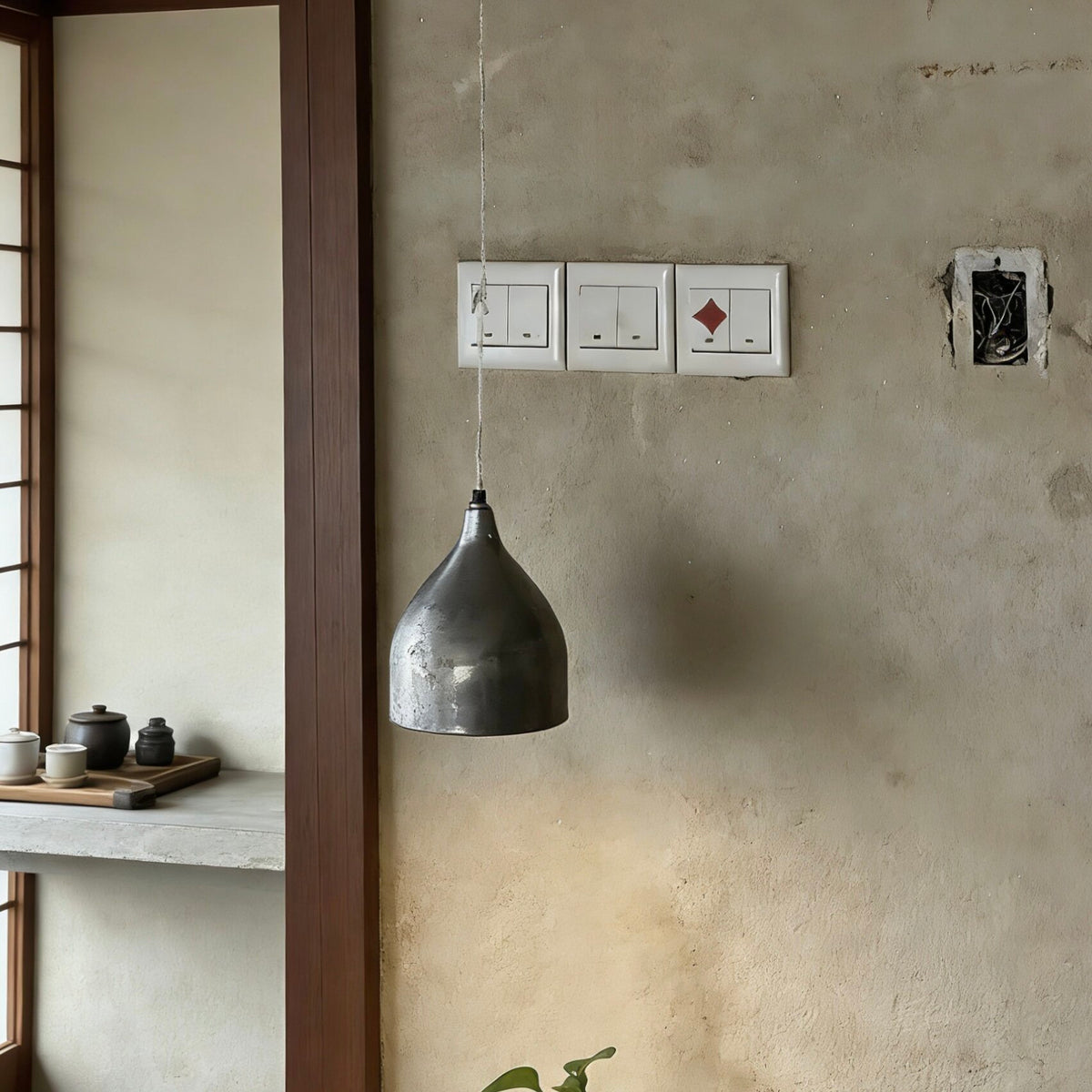 Retro industrial style wall lamp, homestay café, bar, teahouse atmosphere light, telescopic long arm chandelier, wall hanging dual-purpose lamp