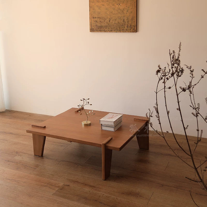 Old Wood Renovation | Chandigarh coffee table, solid wood coffee table, living room design, Japanese wabi-sabi style