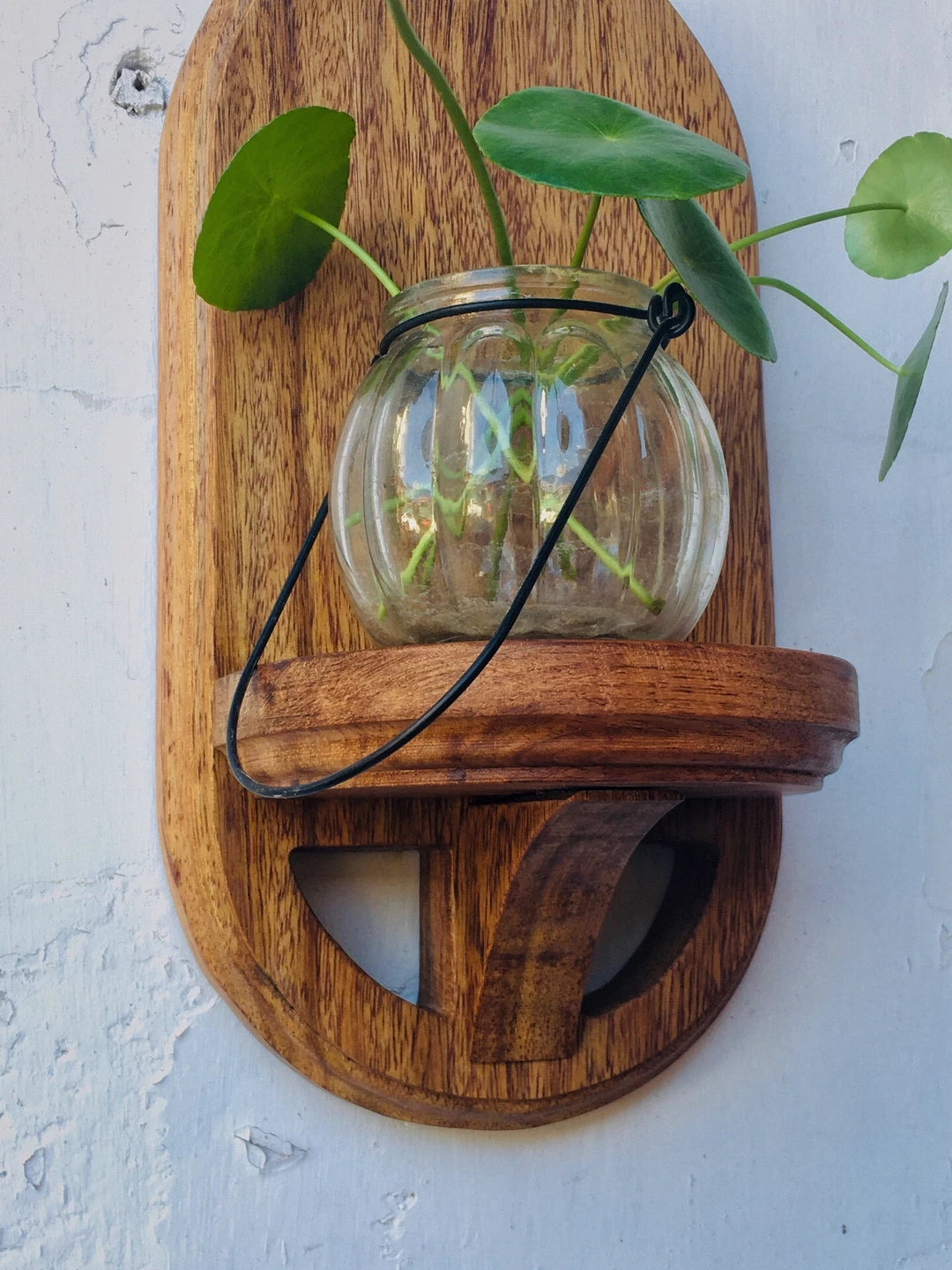 Vintage style solid wall hanging Storage Rack