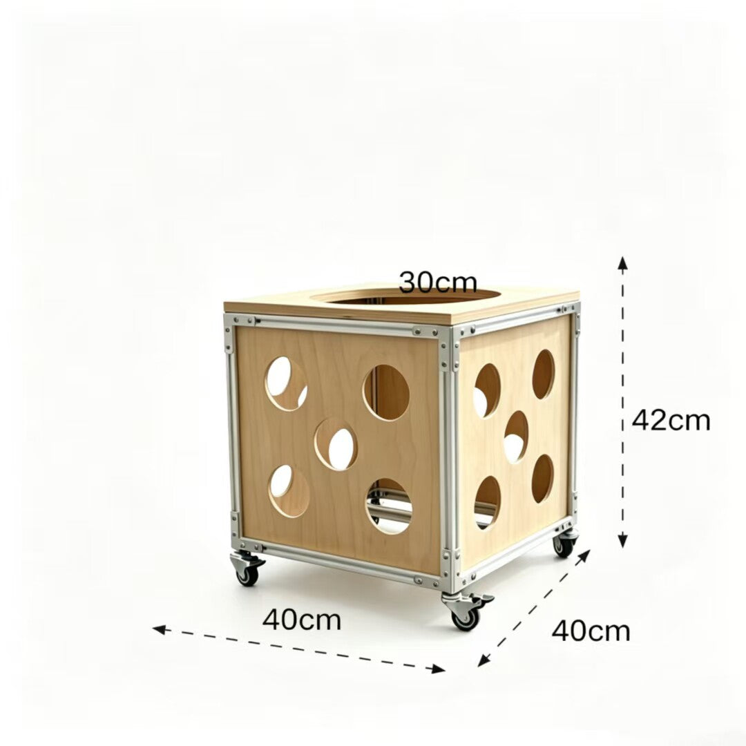 Creative aluminum profile flower stand Minimalist and high-value movable green plant shelf Coffee shop decorative flower holder