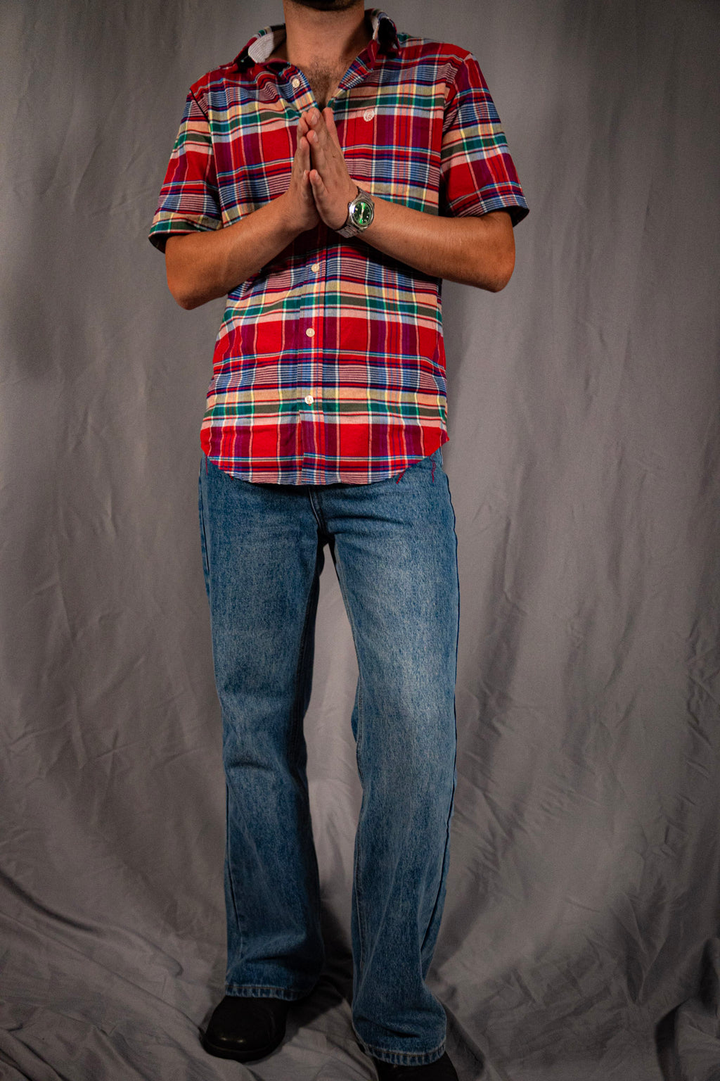 "Hands" Flared Jeans