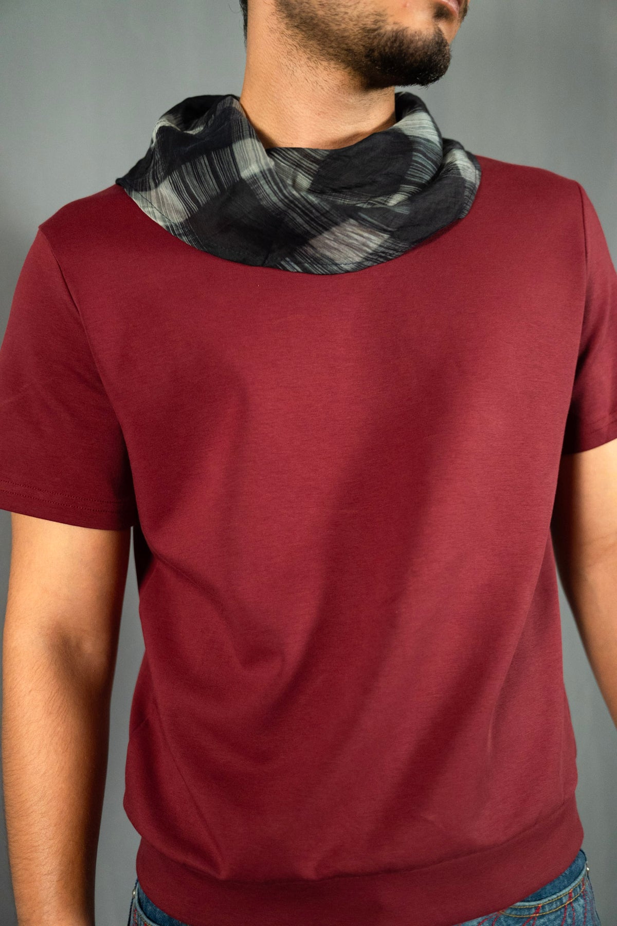 Stitched Scarf Tee