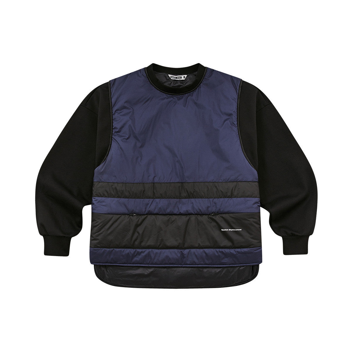 FMACM Men & Kuang 3M New Shirley Vest Patchwork Crew Neck Sweatshirt Loose Casual 2025 Autumn/Winter New Arrival