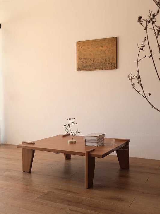 Old Wood Renovation | Chandigarh coffee table, solid wood coffee table, living room design, Japanese wabi-sabi style