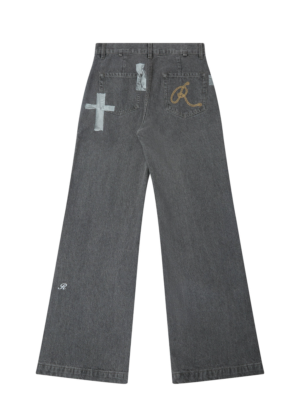 RECORDS INC. 005 TAPE JEANS* bootcut jeans