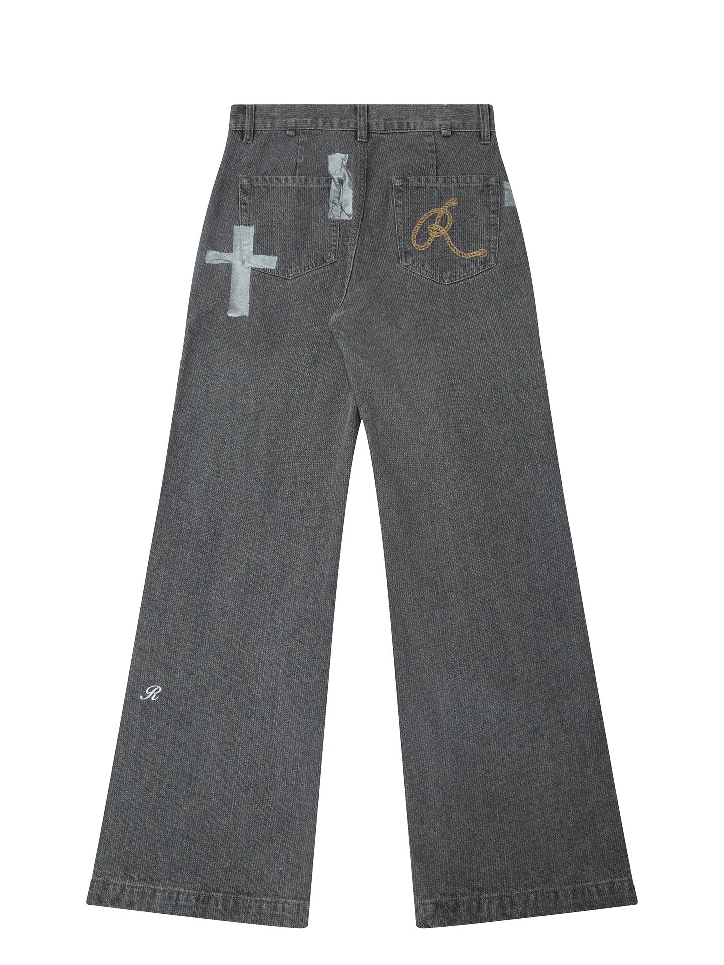 RECORDS INC. 005 TAPE JEANS* bootcut jeans