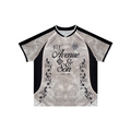AVENUE&SON x JUICY2026 co-branded retro football casual culture short-sleeve jersey with quick-drying and breathable features