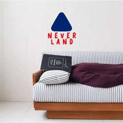 [NEVERLAND Genuine] Original Design Medieval Blue Stripe Detachable and Washable Three-Person Sofa Thoe