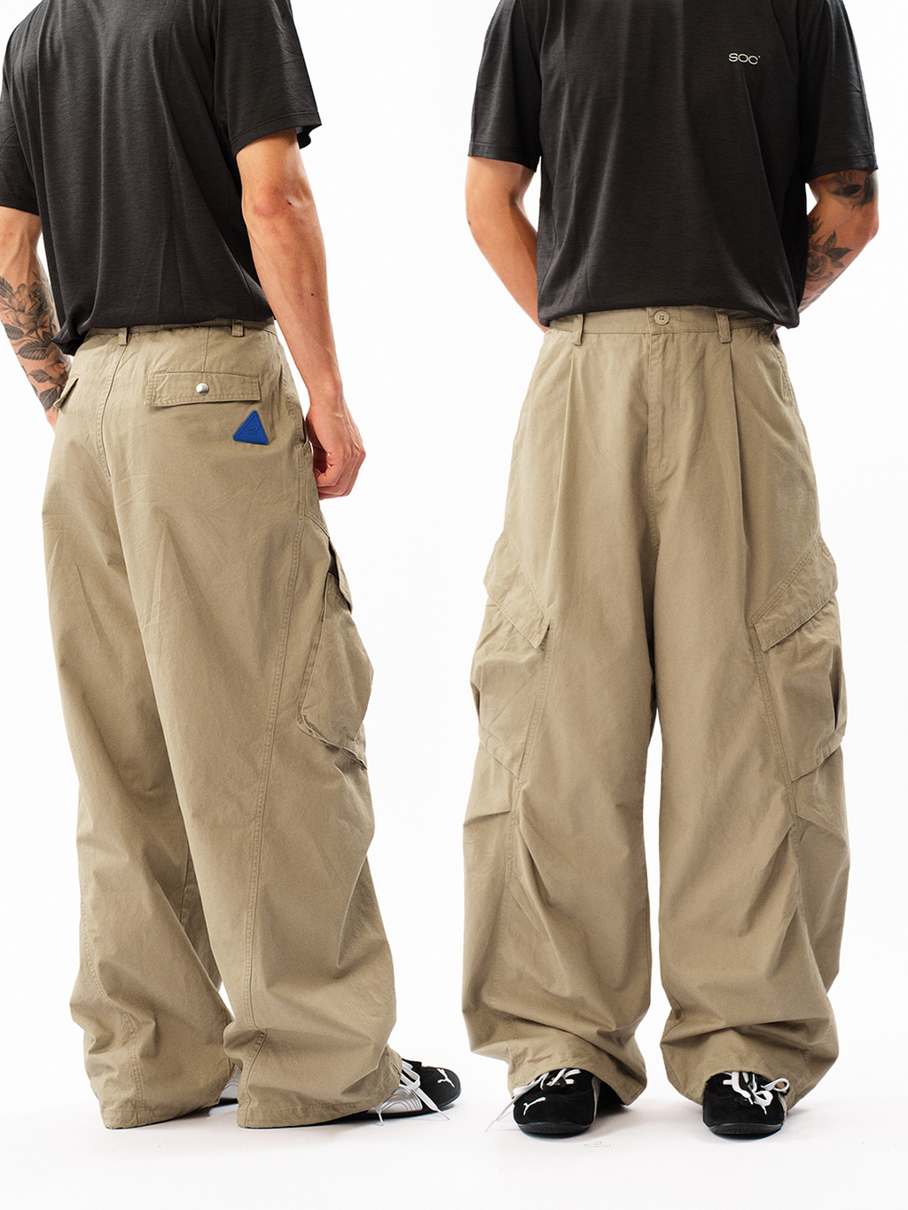 roaringwild a arch roaring beast army green pants cargo pants long pants american paratrooper pants man