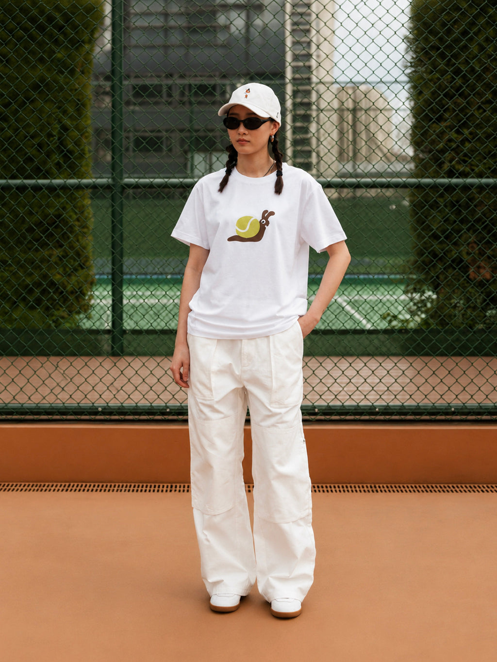 FMACM Men & Madness X Genius Strike Snail Tennis Sports Casual Short-Sleeve T-Shirt