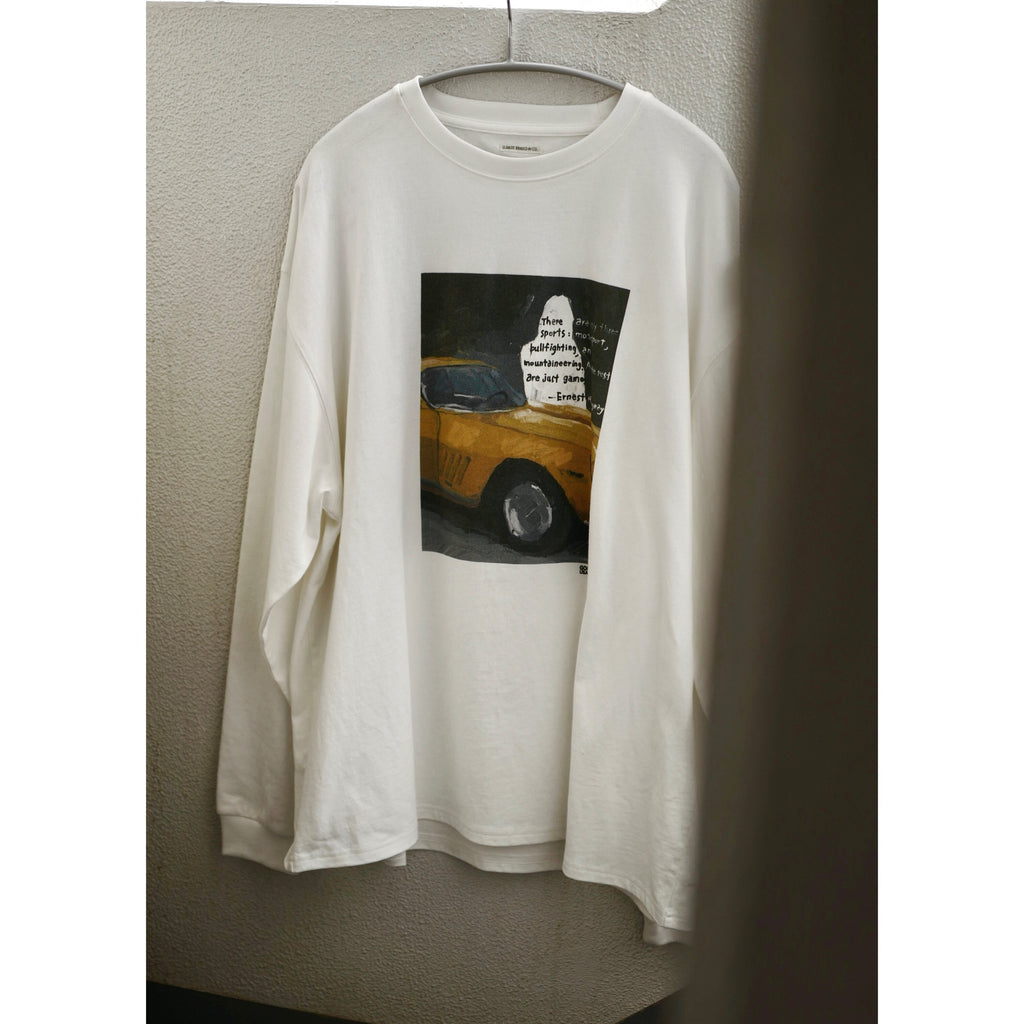 U.Sage x STRATOS "The Secret Grage" garage culture collection long-sleeve T-shirt