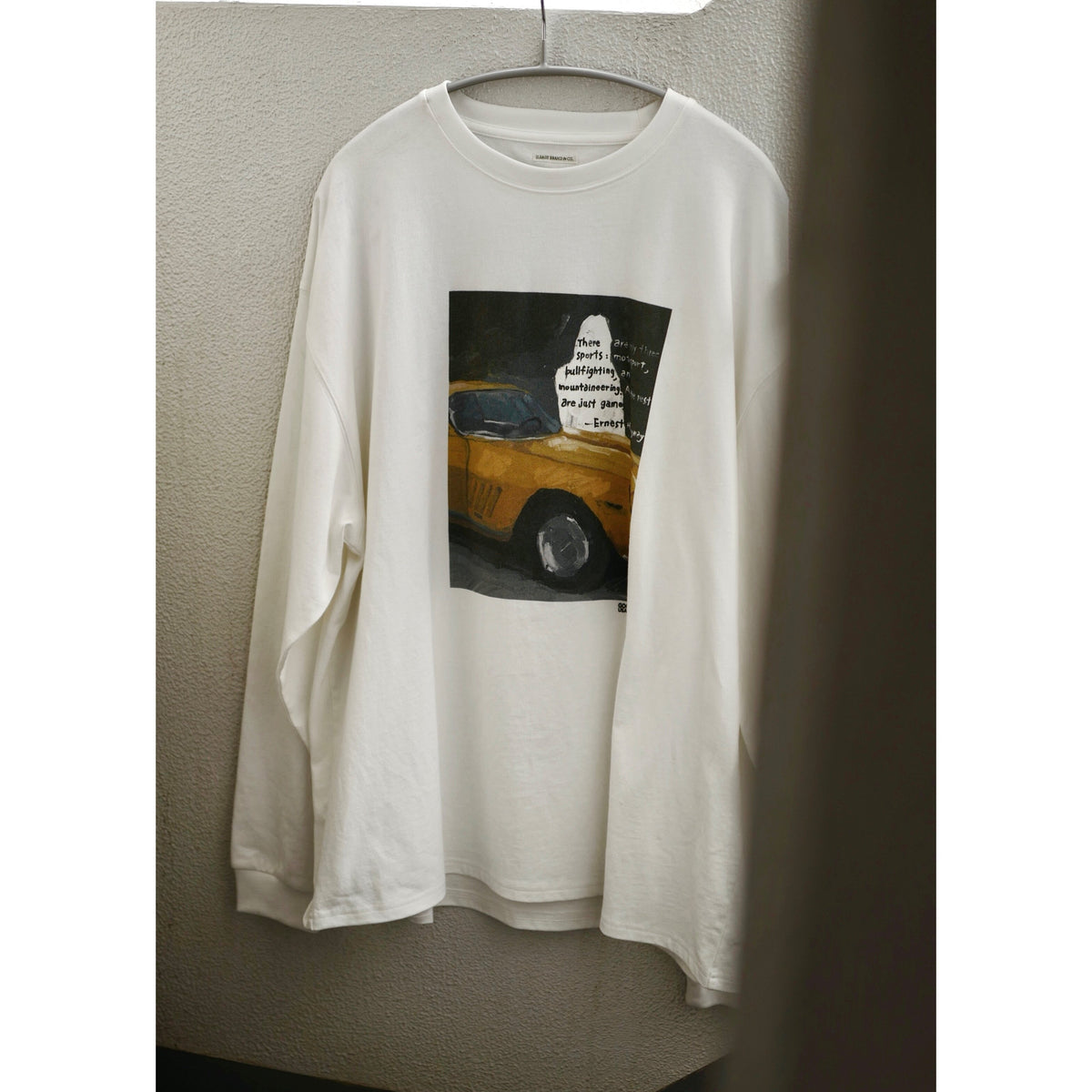 U.Sage x STRATOS "The Secret Grage" garage culture collection long-sleeve T-shirt