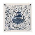 Rare white big nautical American retro Ami khaki western denim square towel non-rrl old joe