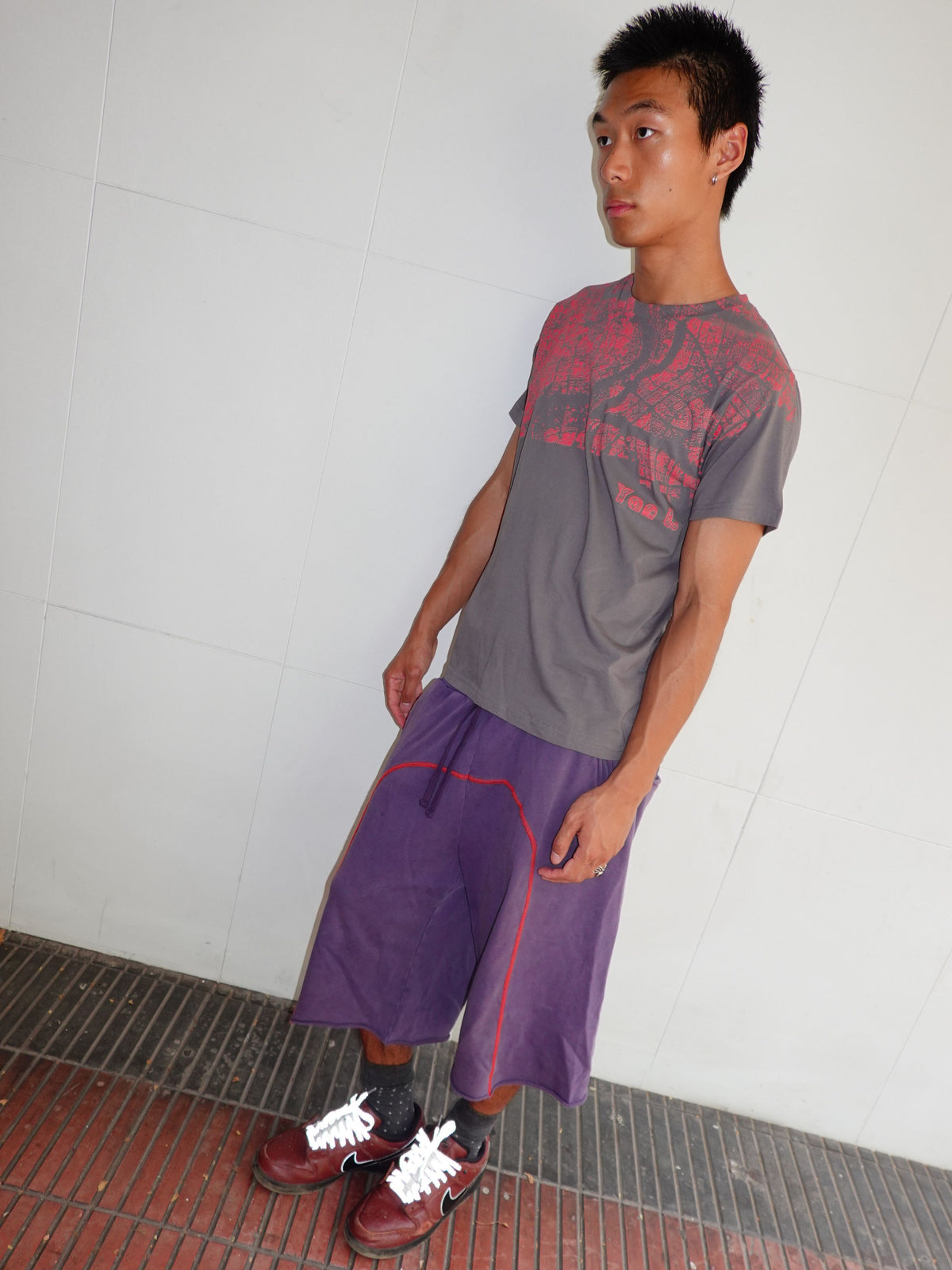 Yan L. Map short-sleeve tee