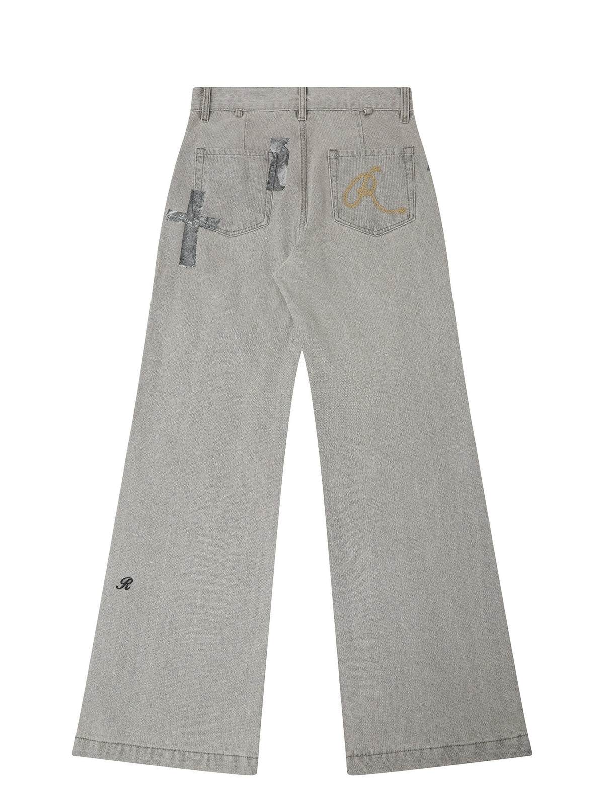 RECORDS INC. 005 TAPE JEANS* bootcut jeans