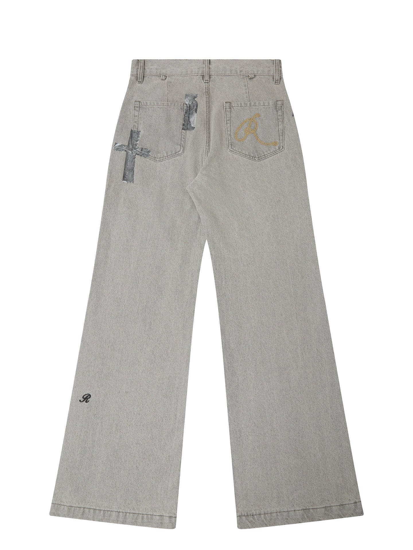 RECORDS INC. 005 TAPE JEANS* bootcut jeans