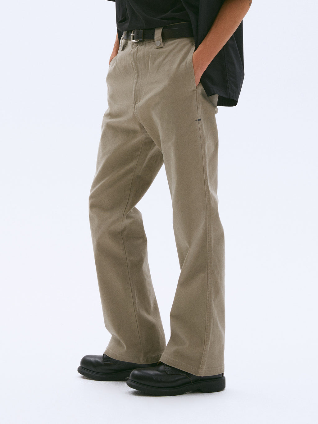 "Old Roads"Flared Chinos Pants
