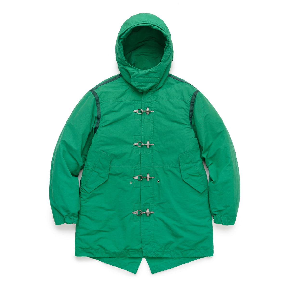 ESOTERIC THING FireBuckle Double-Layer Hooded Hooded Parka FIREMAN CLASP HOODED PARKA