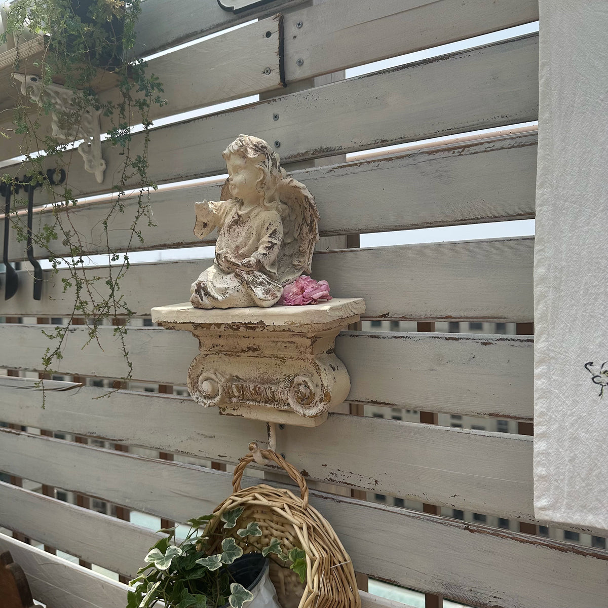 French vintage angel ornaments