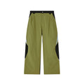 Stuffy & Crazy FMACM Curved Split Stitching Pleated Sports Nylon Pants