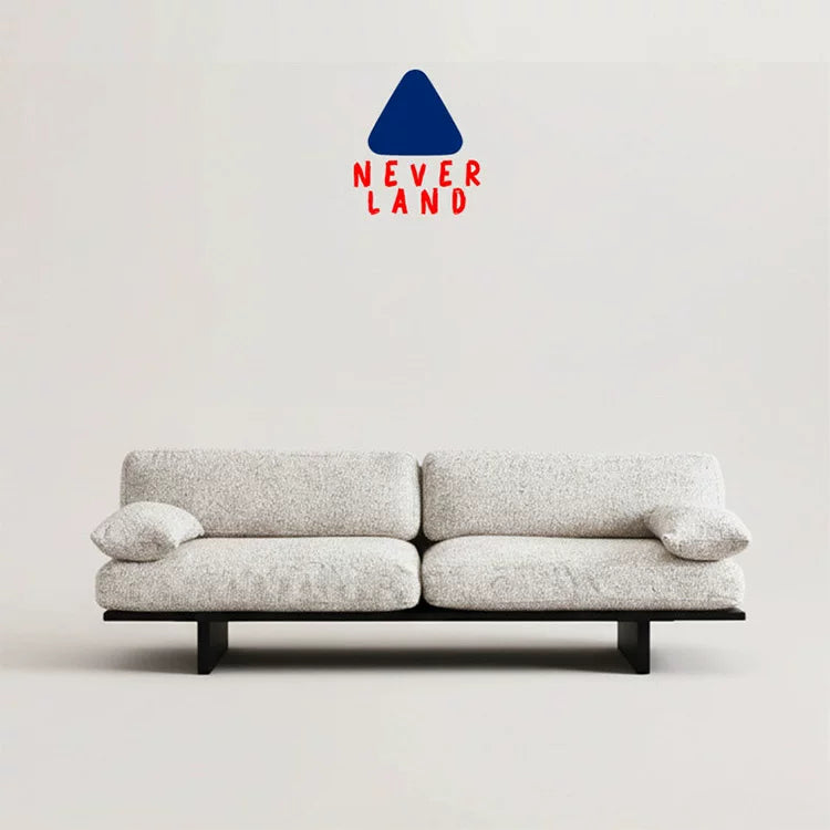 [NEVERLAND genuine] original design white oak simple wabi-sabi detachable washable sofa NORA