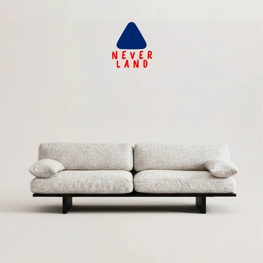 [NEVERLAND genuine] original design white oak simple wabi-sabi detachable washable sofa NORA