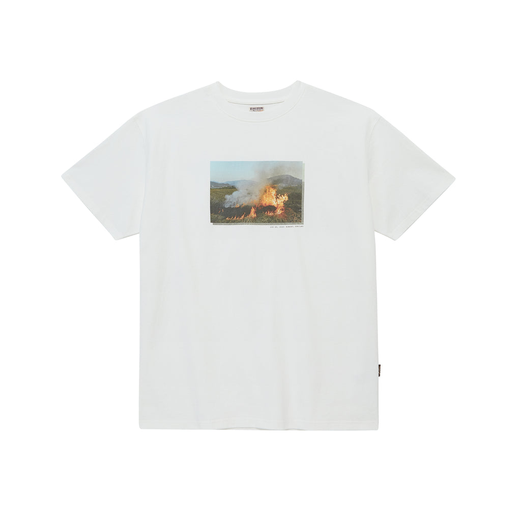 U.Sage x Meisyakan Photo T-Shirt Photo T-Shirt Long-staple cotton