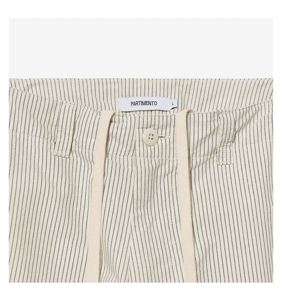 the striped cotton pants
