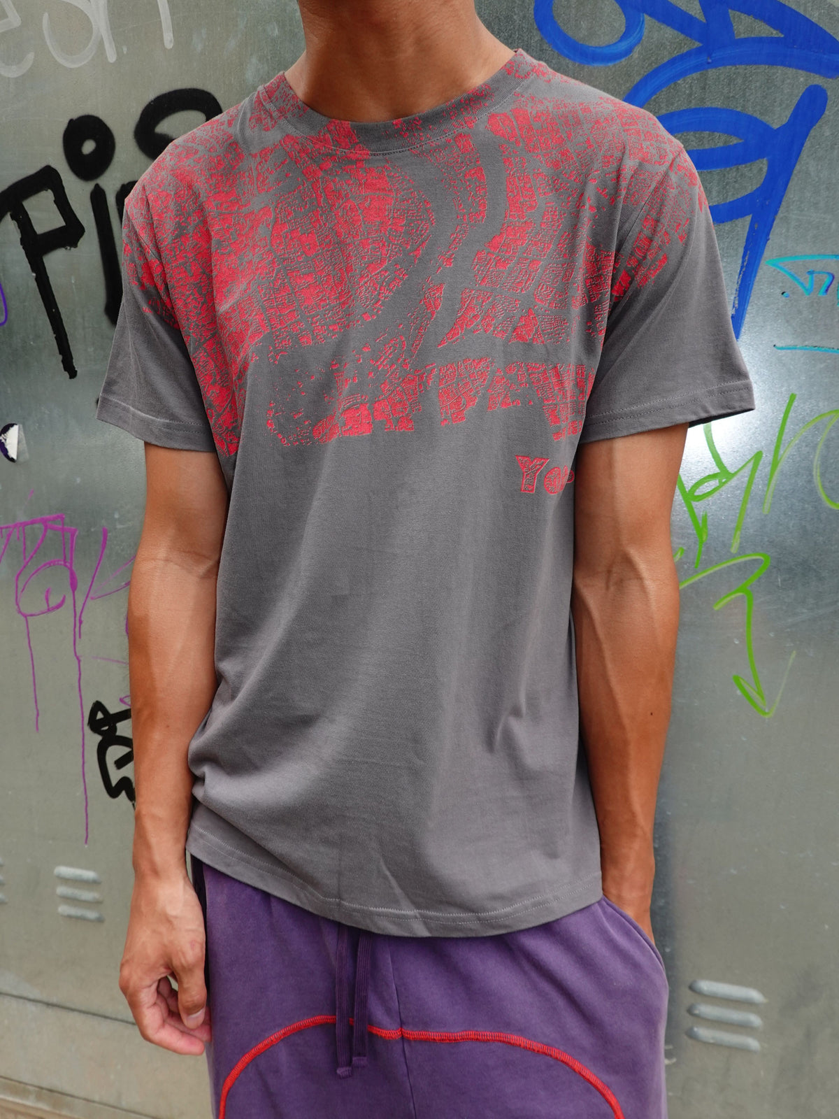 Yan L. Map short-sleeve tee