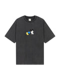 Monday Sleeping Club & DISNEY collaboration collection "Sleeping Mickey" washed printed short-sleeve T-shirt