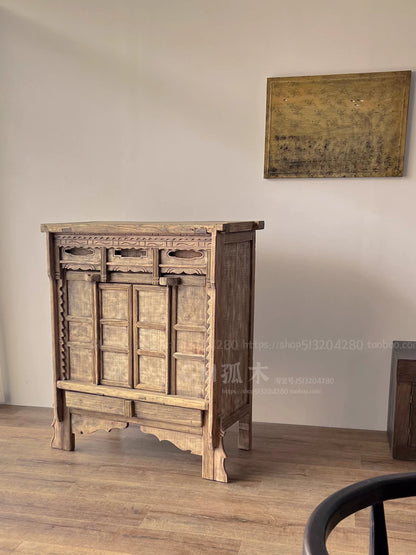 Chinese vintage revival | Entryway cabinet, antique sideboard, storage cabinet, wabi-sabi style, Ming and Qing classical furniture