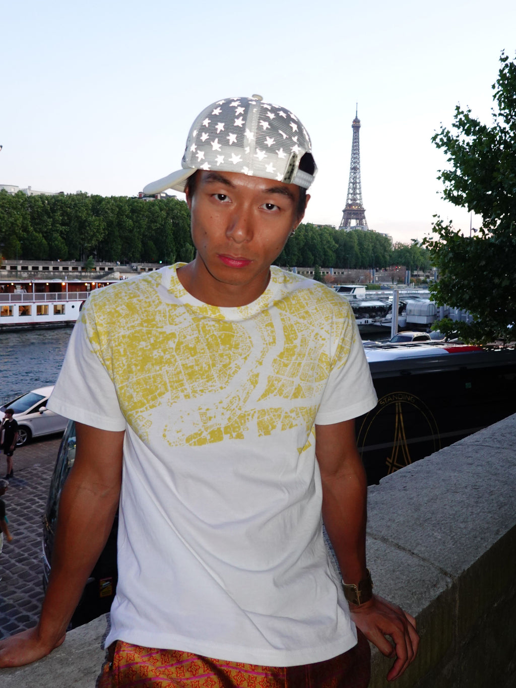 Yan L. Map short-sleeve tee