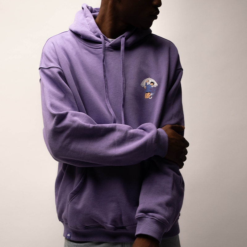 [France] HELAS 25WIN SCATING HOODIE ice skating-themed umbrella logo hoodie
