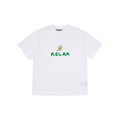 Men and Kuang FMACM lightheartedly parody tennis ball print T-shirt