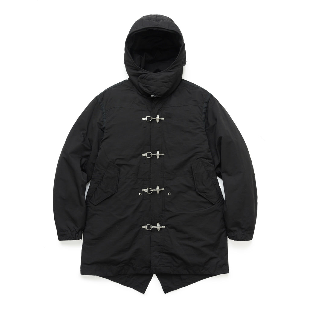 ESOTERIC THING FireBuckle Double-Layer Hooded Hooded Parka FIREMAN CLASP HOODED PARKA