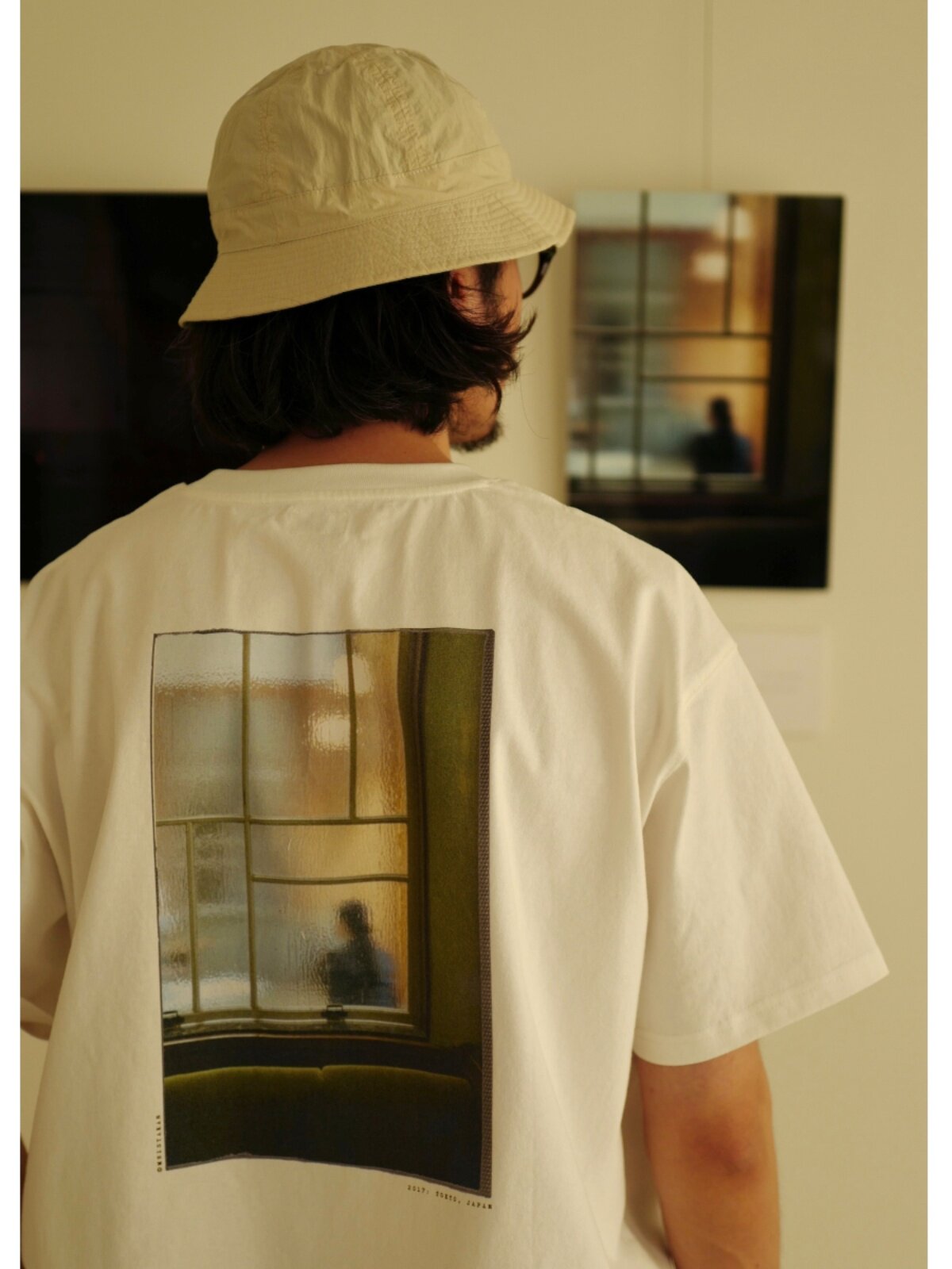 U.Sage x Meisyakan Photo T-Shirt Photo T-Shirt Long-staple cotton