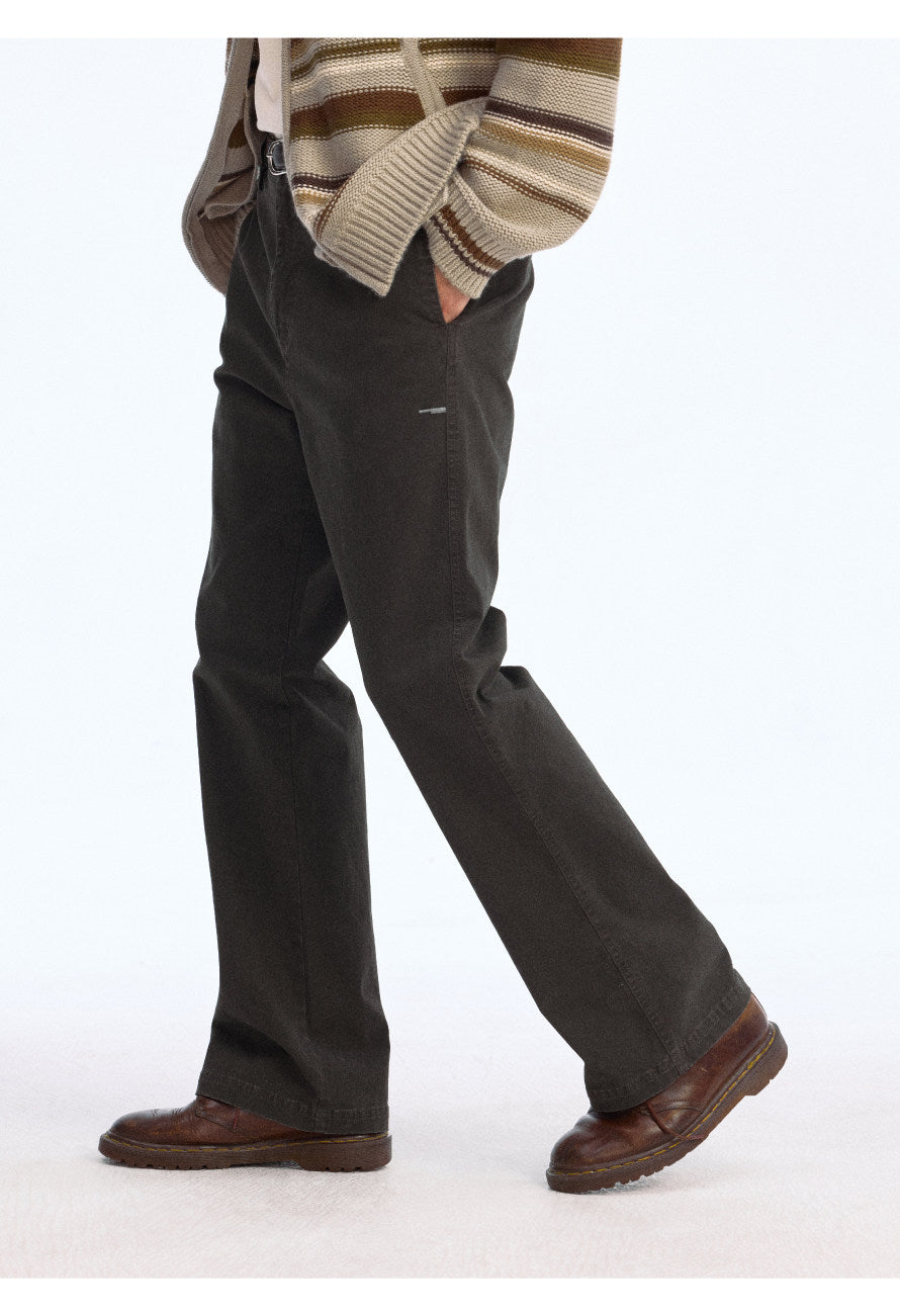"Old Roads"Flared Chinos Pants