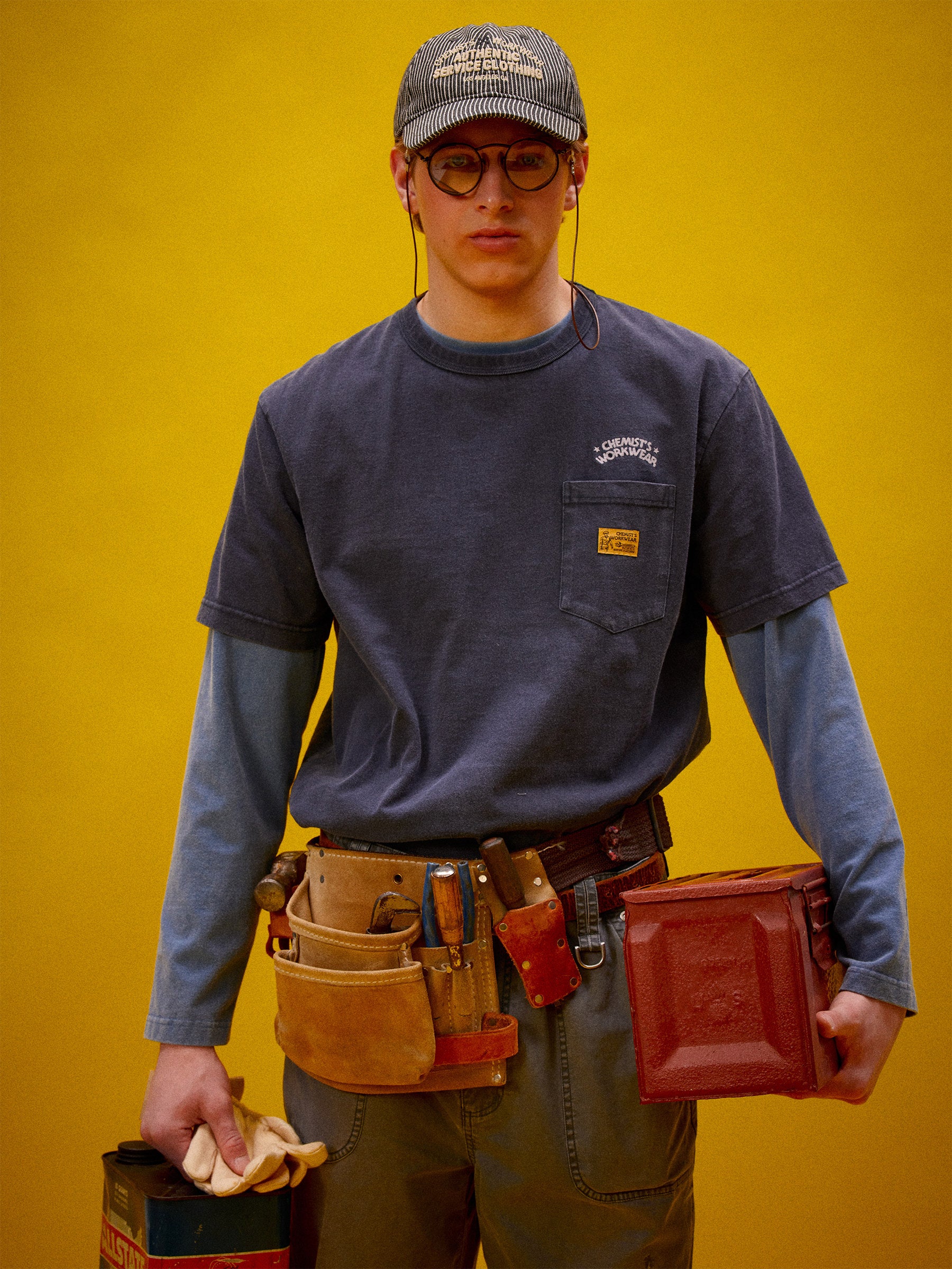 "Workwear" Washed T-shrit