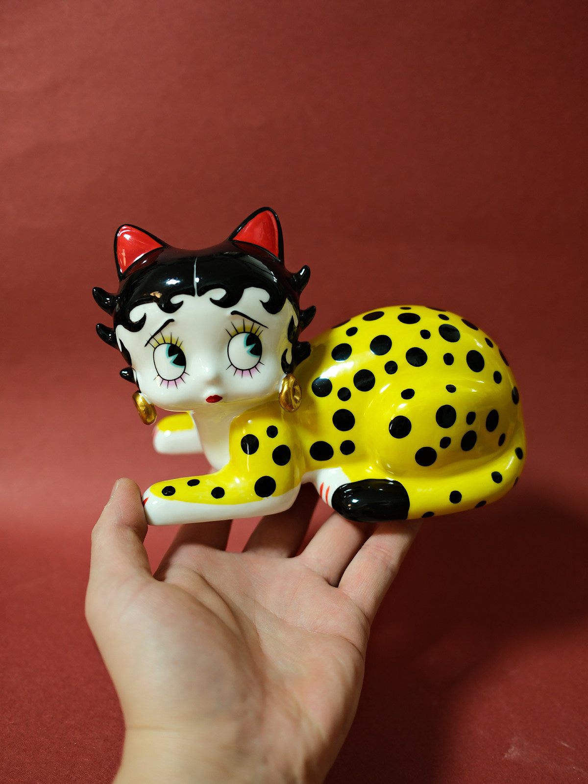 Ceramic lucky cat decorative ornament