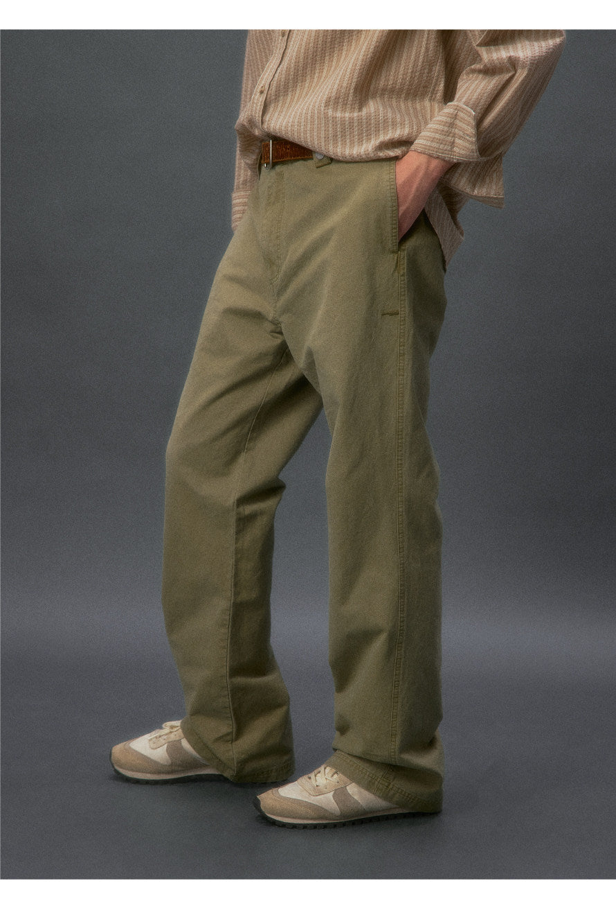 "Old Roads"Flared Chinos Pants