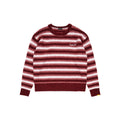 Randomevent Spring Contrasting Striped Sweater Couple Knit Top Slouchy