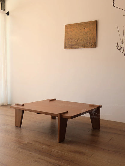 Old Wood Renovation | Chandigarh coffee table, solid wood coffee table, living room design, Japanese wabi-sabi style