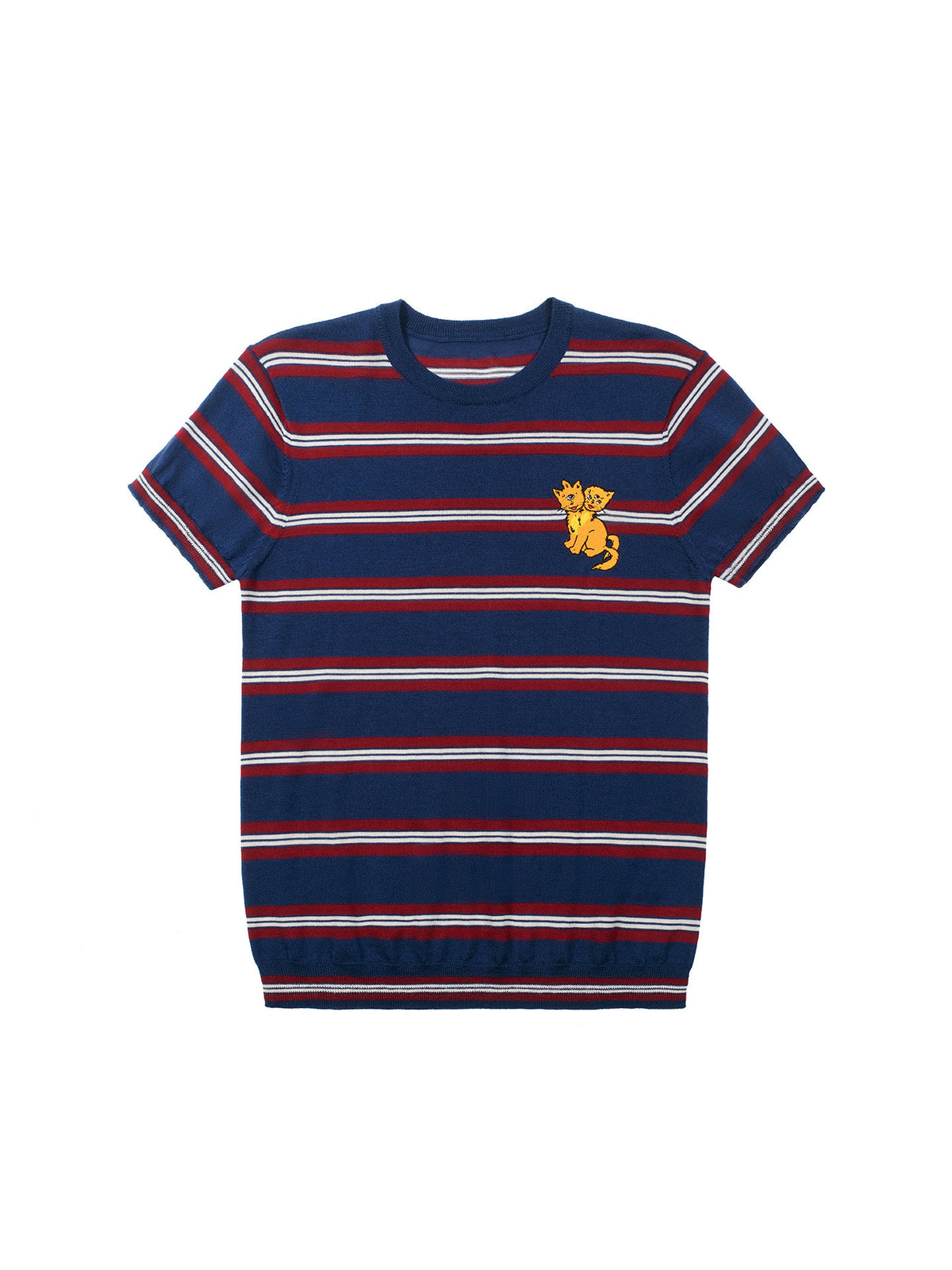 SONGAADON 26FW German Yangtze 100% wool knit sweater short-sleeve