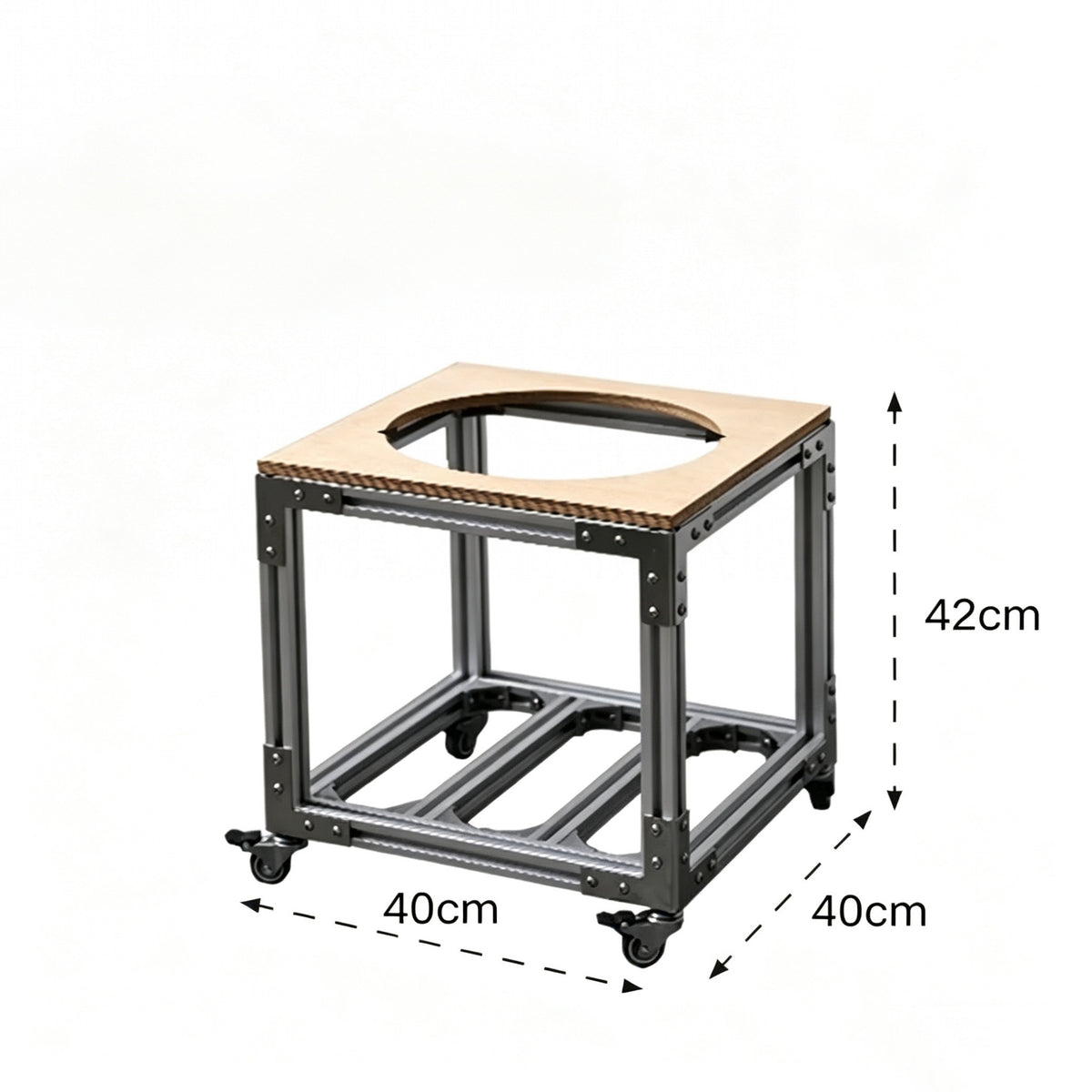 Creative aluminum profile flower stand Minimalist and high-value movable green plant shelf Coffee shop decorative flower holder