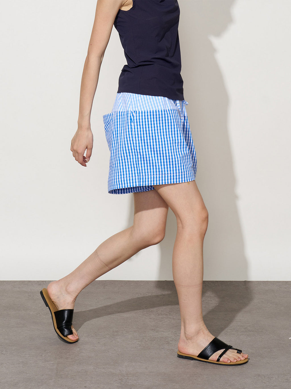 Stuffy and crazy FMACM trousers with variable length 3-in-1 plaid detachable trousers